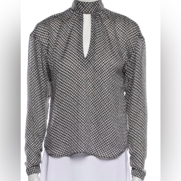 Joie Tops - Joie Houndstooth Blouse